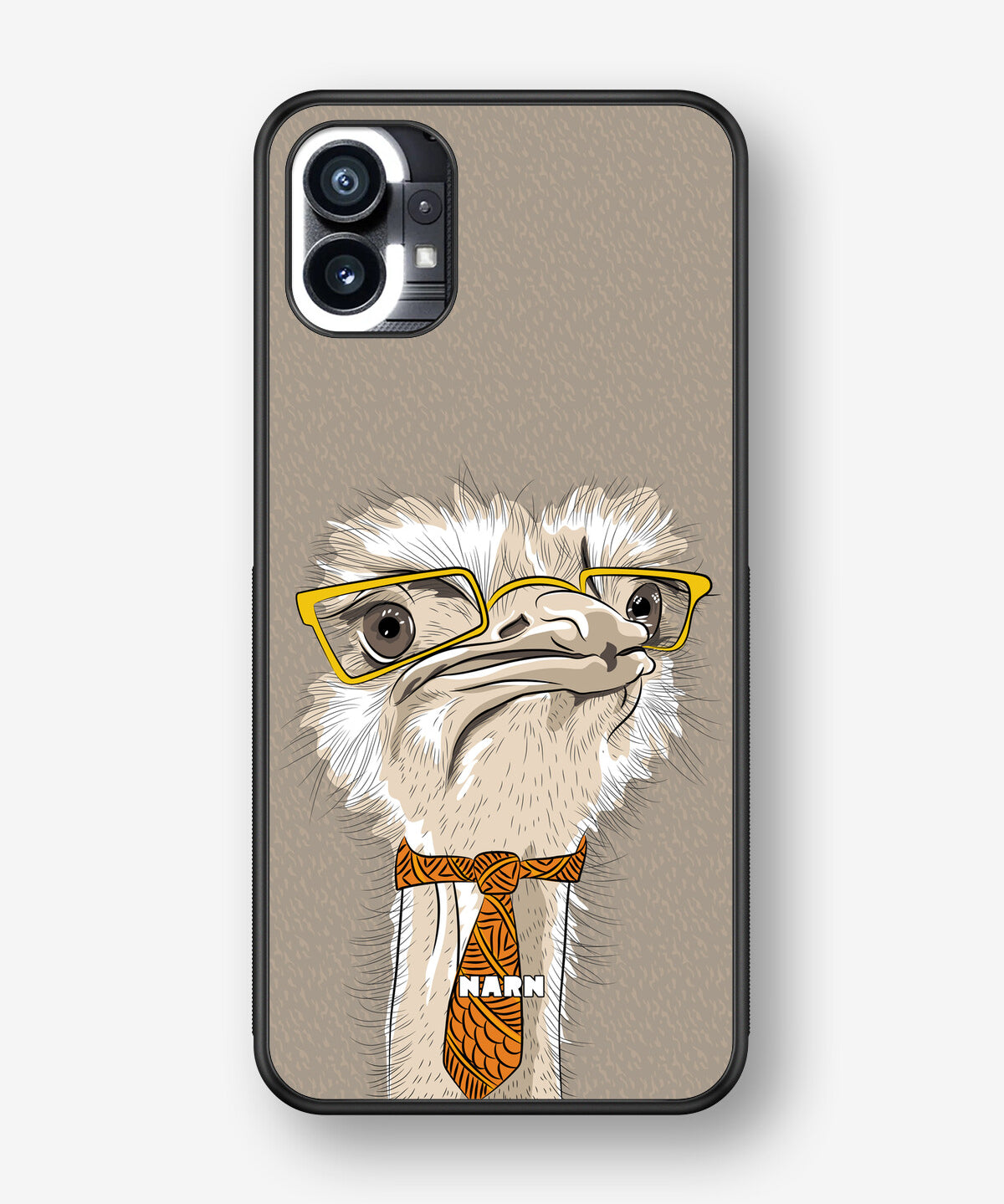 Nothing Phone (1) Hard Case – Hipster Ostrich - View 1