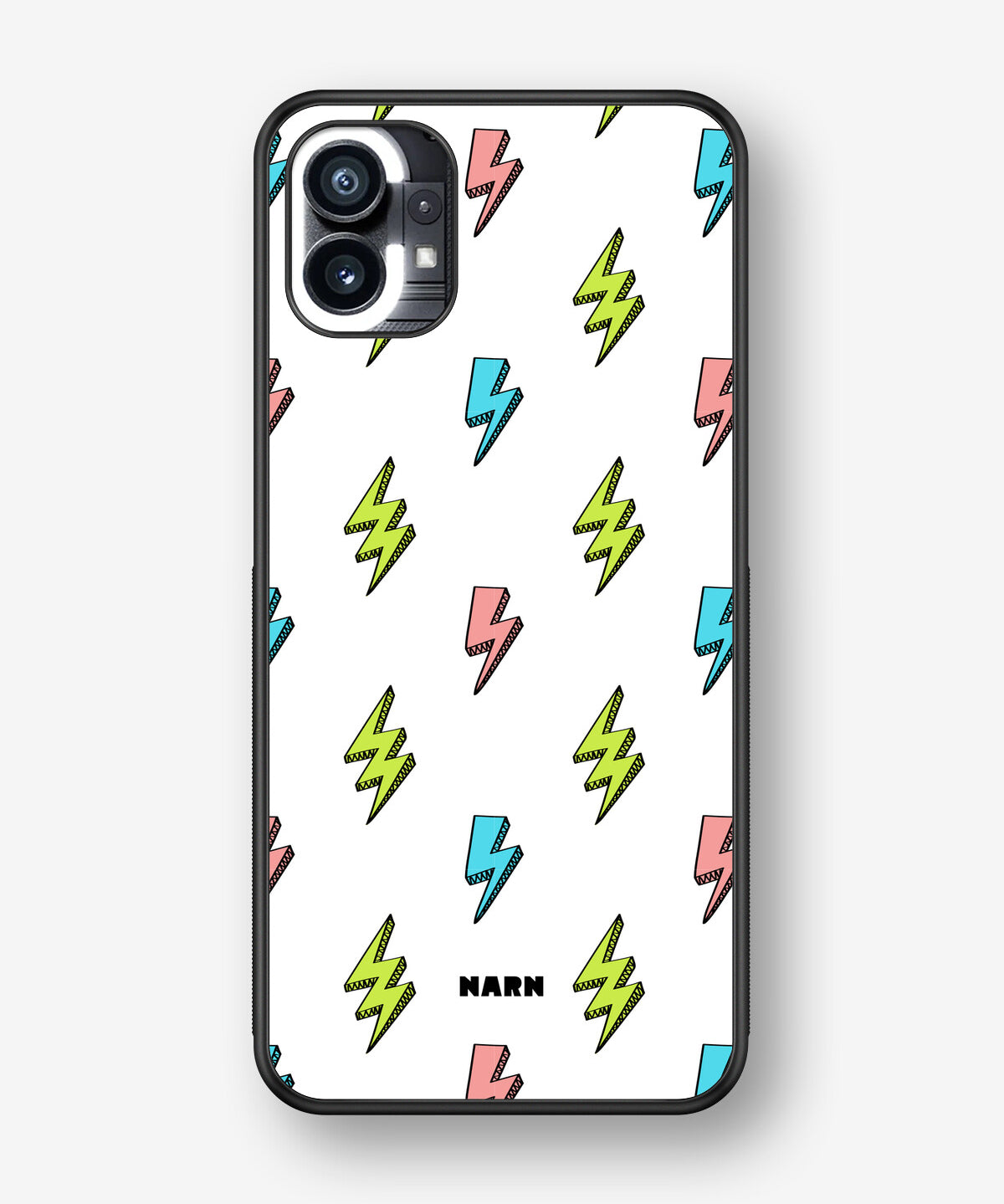 Nothing Phone (1) Hard Case – Lightning Bolts - View 1