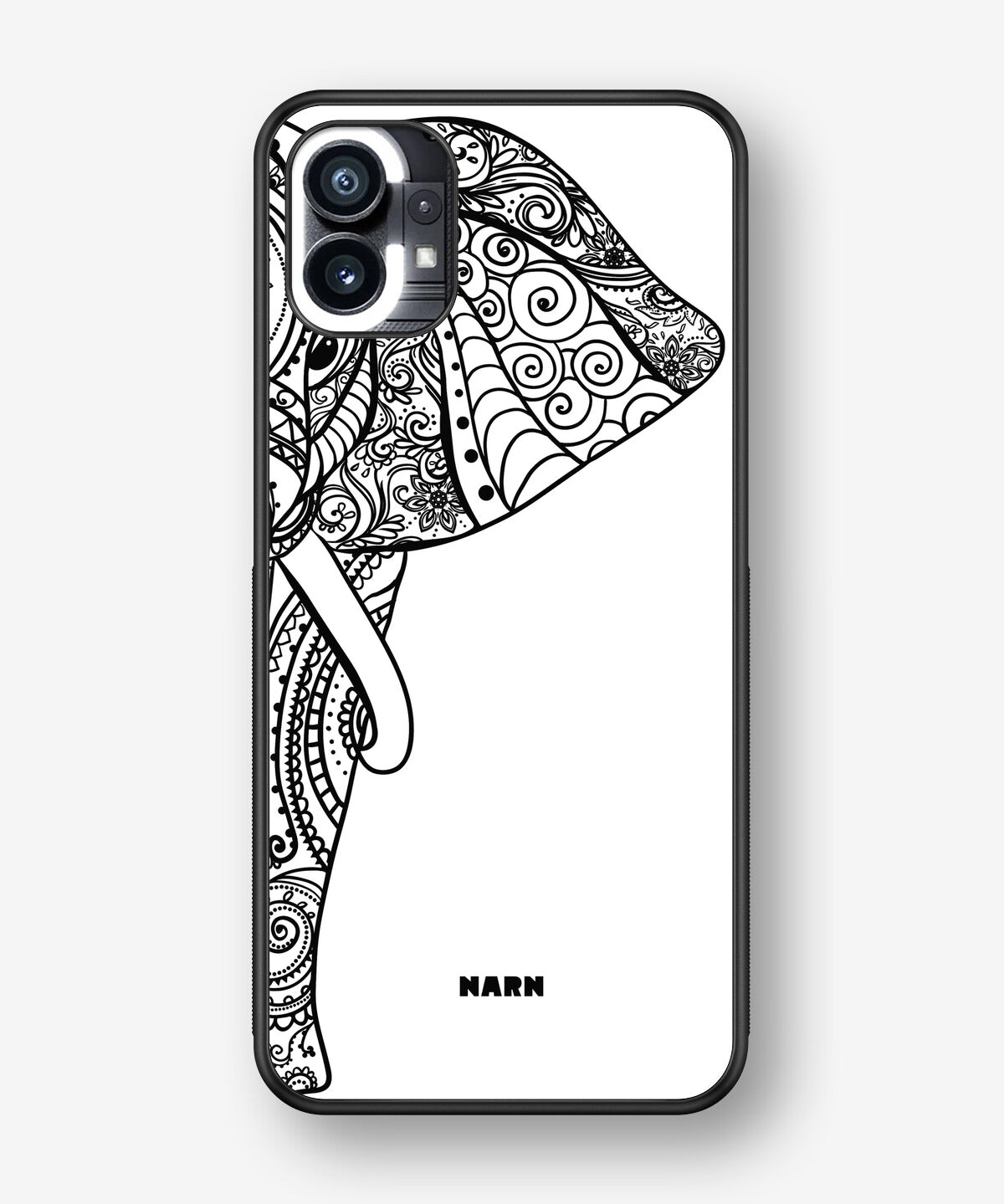 Nothing Phone (1) Hard Case – Mandala Elephant - View 1
