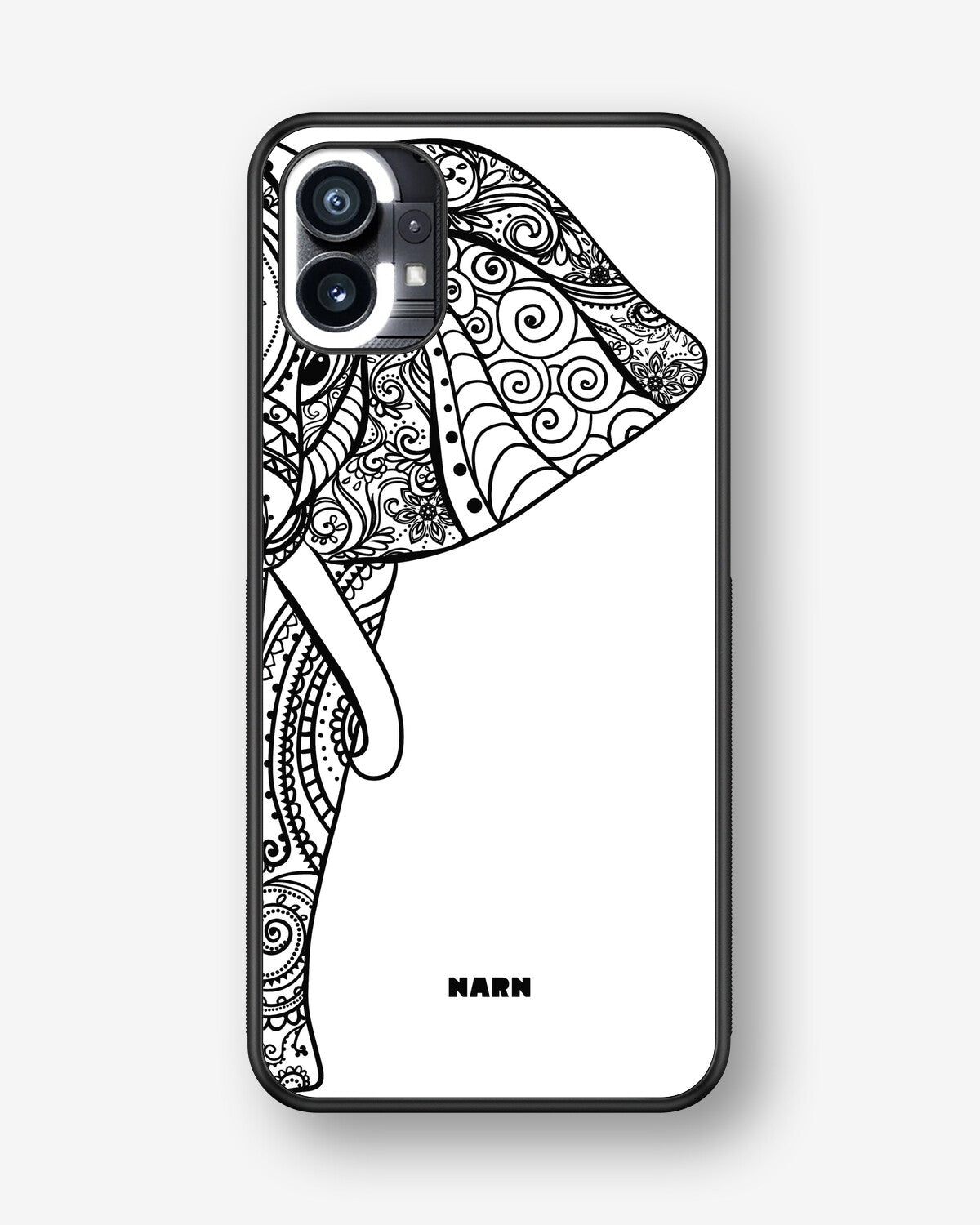 Nothing Phone (1) Hard Case – Mandala Elephant - View 1