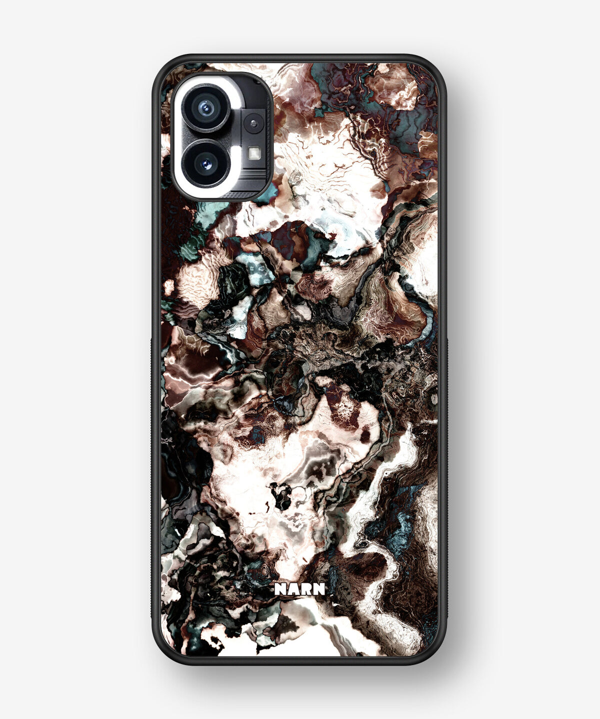 Nothing Phone (1) Hard Case – Marble Brown - View 1