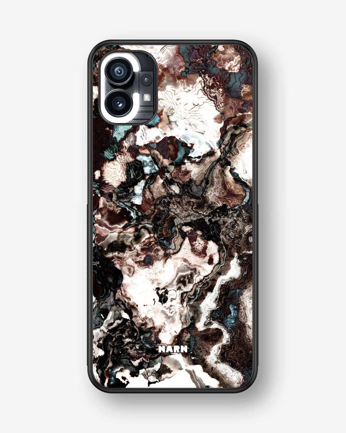 Nothing Phone (1) Hard Case – Marble Brown - View 1