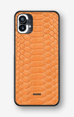 Nothing Phone (1) Hard Case – Orange Snake - View 1