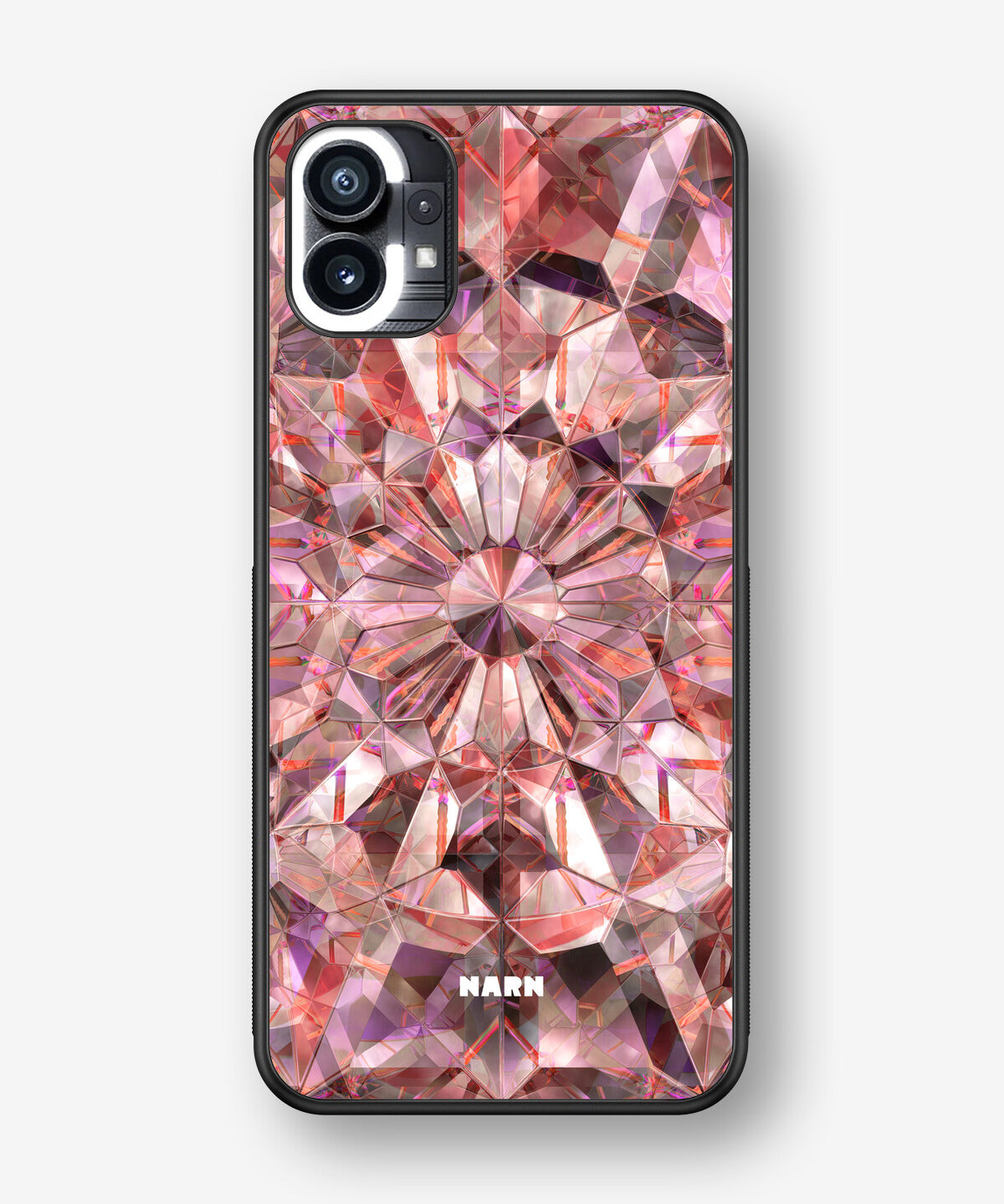 Nothing Phone (1) Hard Case – Pink Crystals - View 1