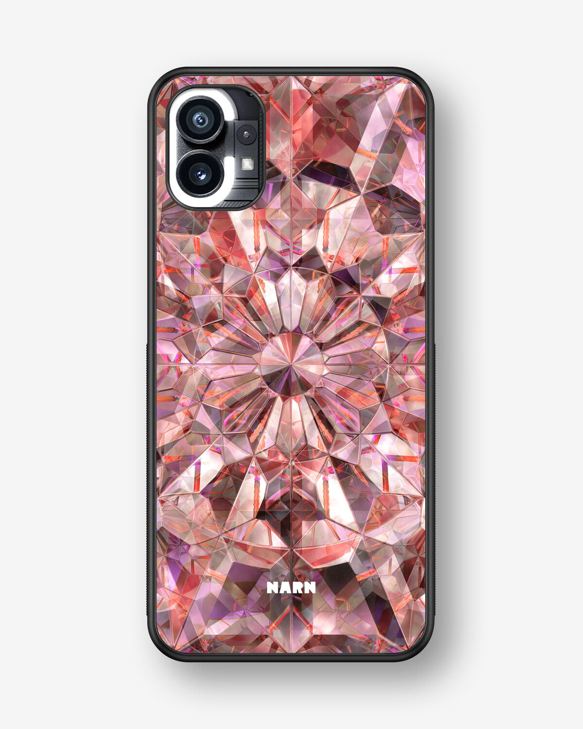 Nothing Phone (1) Hard Case – Pink Crystals - View 1