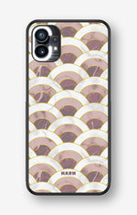 Nothing Phone (1) Hard Case – Pink Marble Waves - View 1