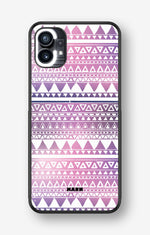 Nothing Phone (1) Hard Case – Purple Aztec - View 1