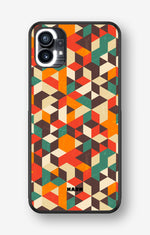 Nothing Phone (1) Hard Case – Retro Geometric - View 1