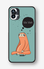 Nothing Phone (1) Hard Case – Slow Down Sloth - View 1