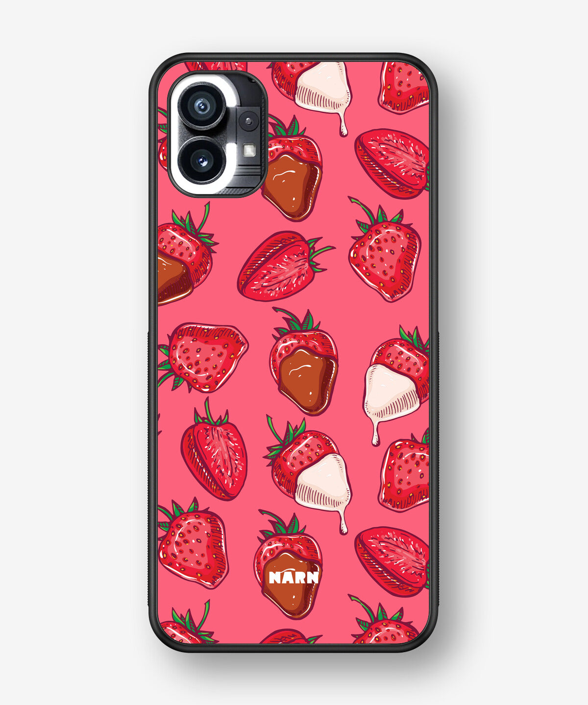 Nothing Phone (1) Hard Case – Strawberry Chocolate - View 1