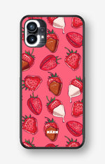 Nothing Phone (1) Hard Case – Strawberry Chocolate - View 1