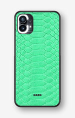 Nothing Phone (1) Hard Case – Turquoise Snake - View 1