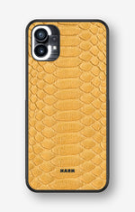 Nothing Phone (1) Hard Case – Yellow Snake - View 1