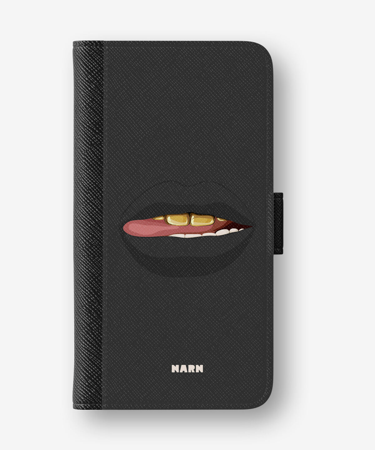 OnePlus Nord 5 Wallet Case - Golden Lips - View 1