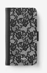Samsung Galaxy A03s Wallet Case - Midnight Lace - View 1