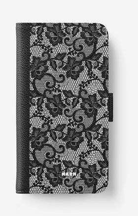 Samsung Galaxy A03s Wallet Case - Midnight Lace - View 1