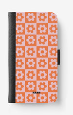 Samsung Galaxy A03s Wallet Case - Peach Petals - View 1