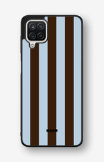 Samsung Galaxy A12 Hard Case – Bistro Stripes - View 1