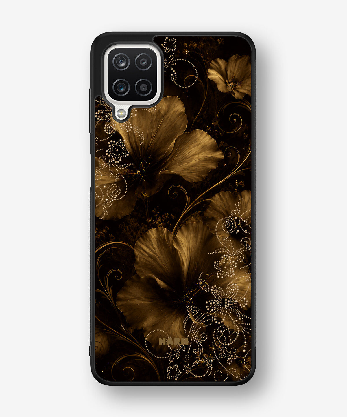 Samsung Galaxy A12 Hard Case – Bloom Noir - View 1