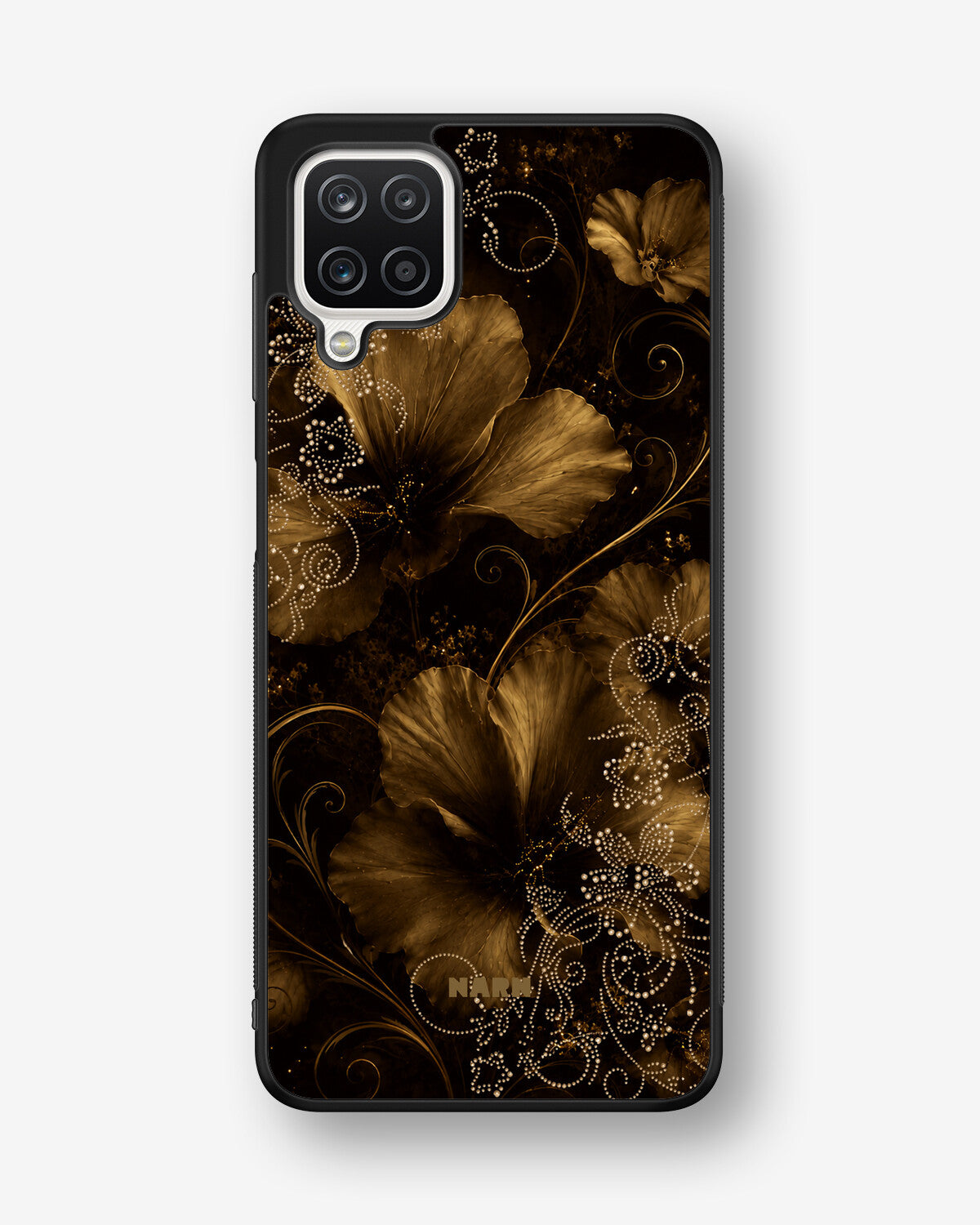Samsung Galaxy A12 Hard Case – Bloom Noir - View 1