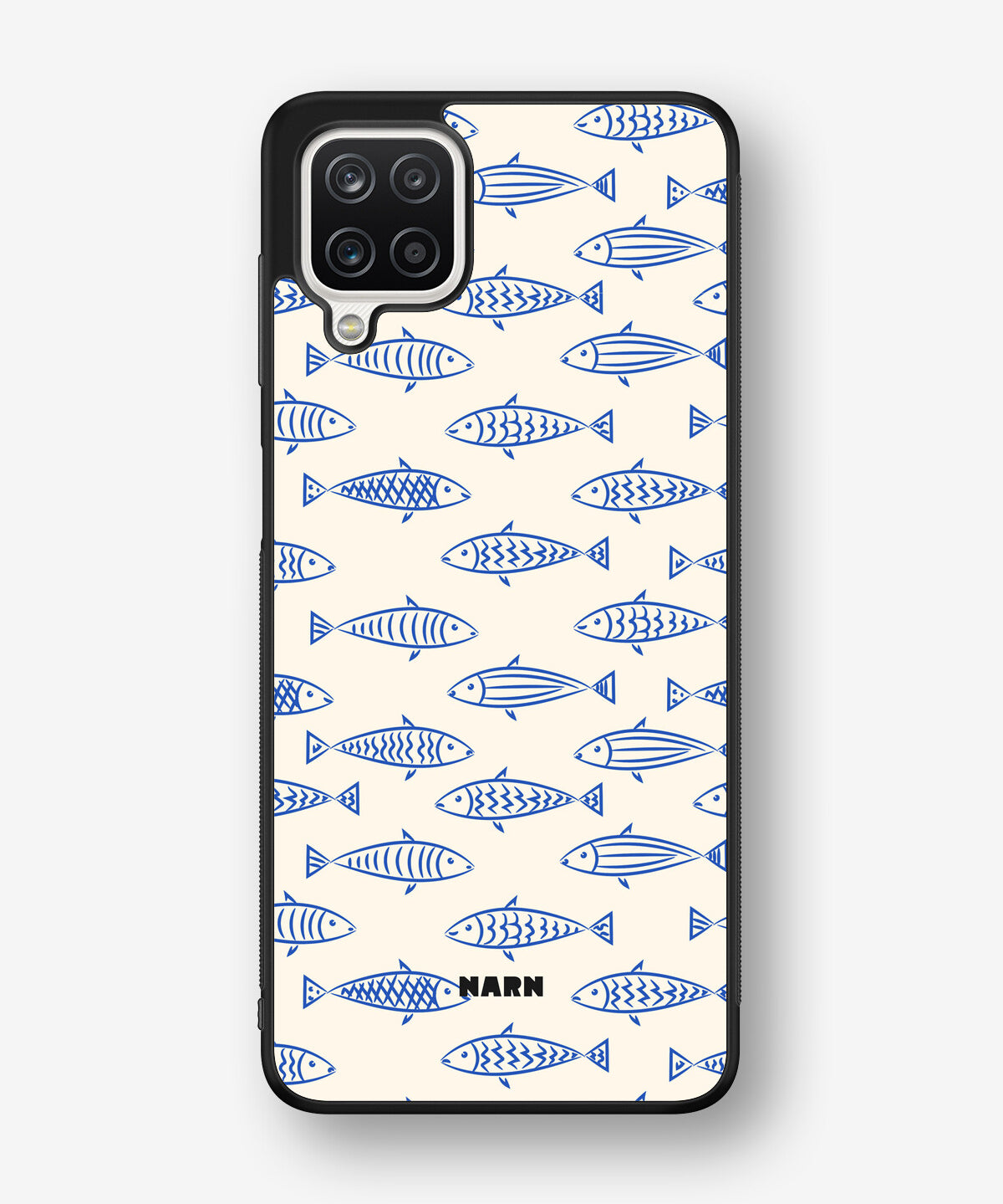 Samsung Galaxy A12 Hard Case – Blue Catch - View 1