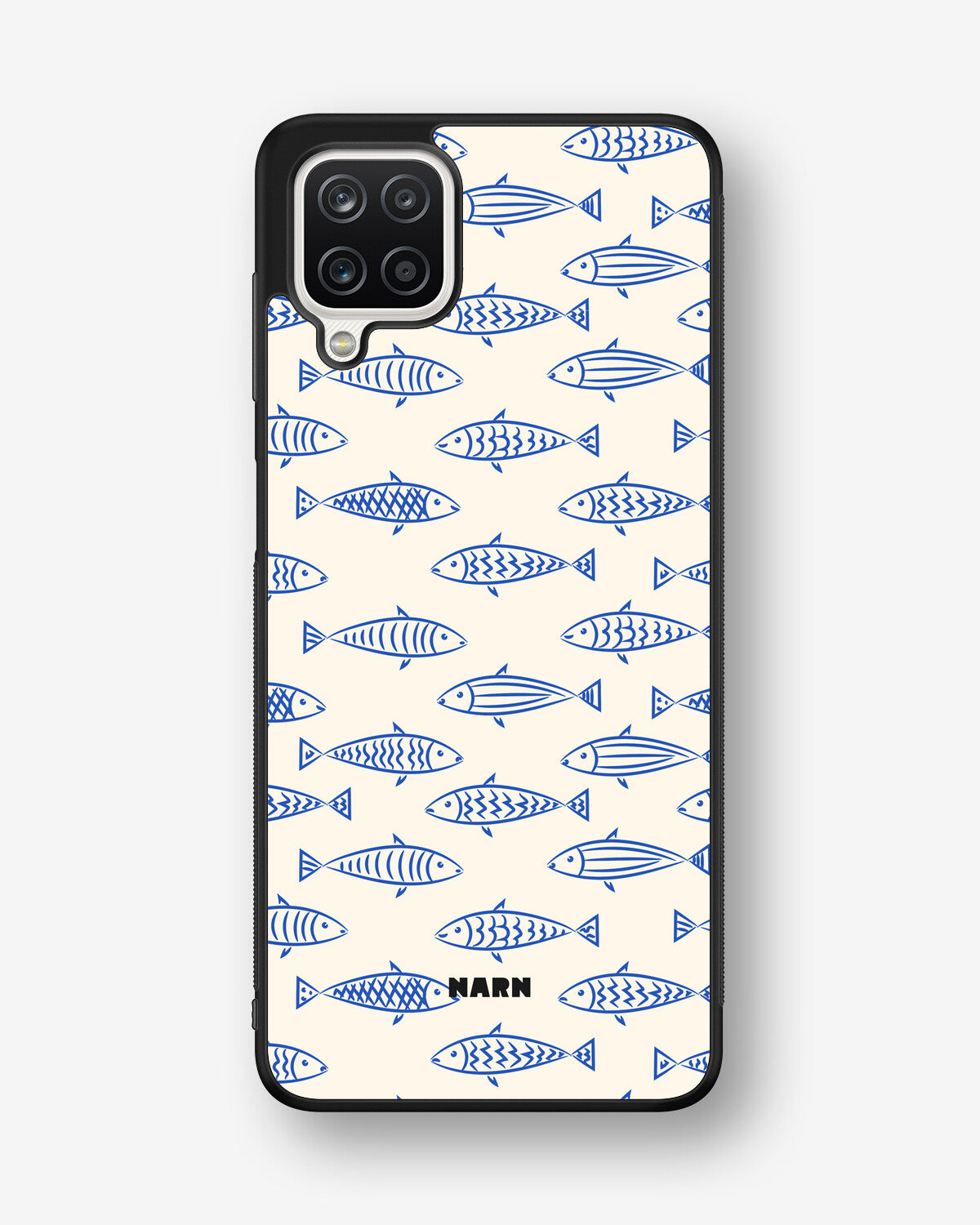 Samsung Galaxy A12 Hard Case – Blue Catch - View 1