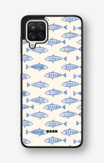 Samsung Galaxy A12 Hard Case – Blue Catch - View 1