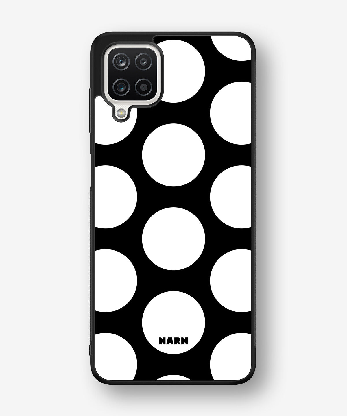 Samsung Galaxy A12 Hard Case – Bold Dots - View 1