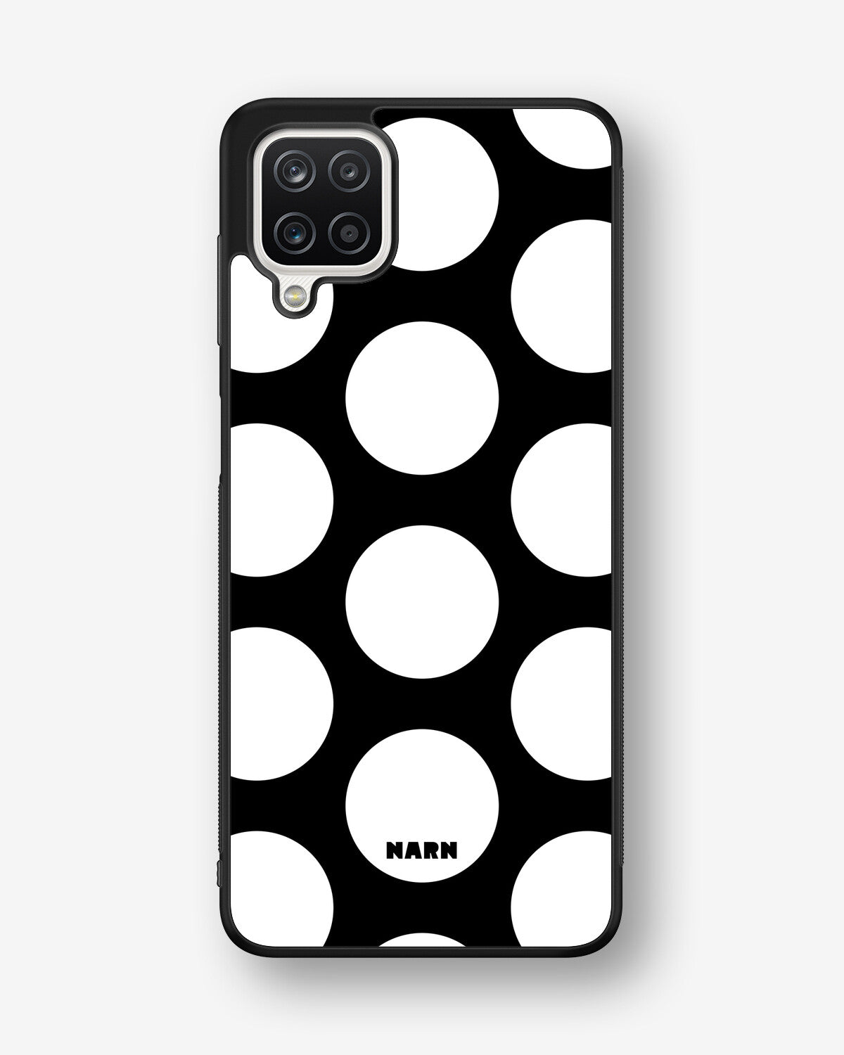 Samsung Galaxy A12 Hard Case – Bold Dots - View 1