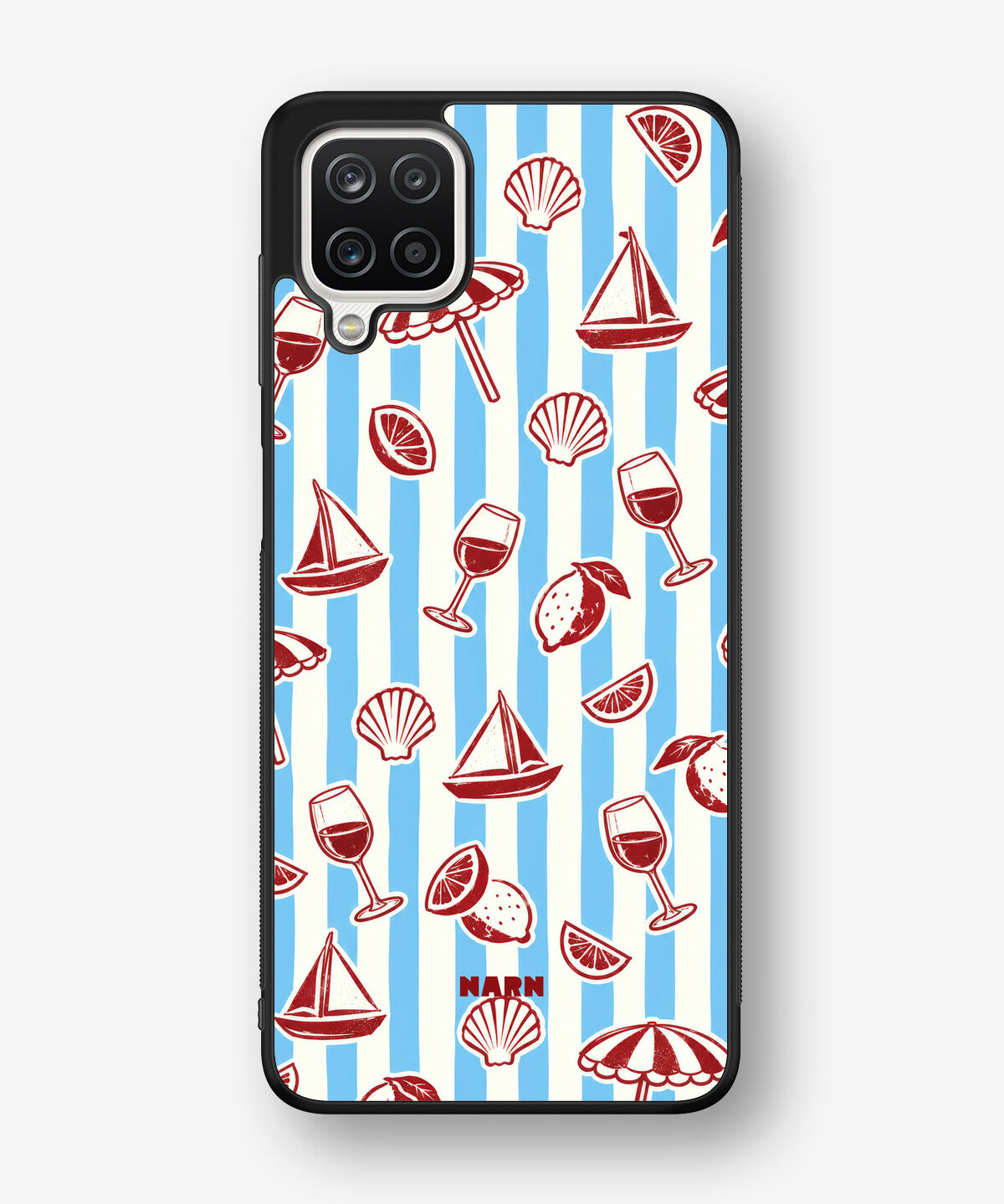 Samsung Galaxy A12 Hard Case – Bonjour - View 1