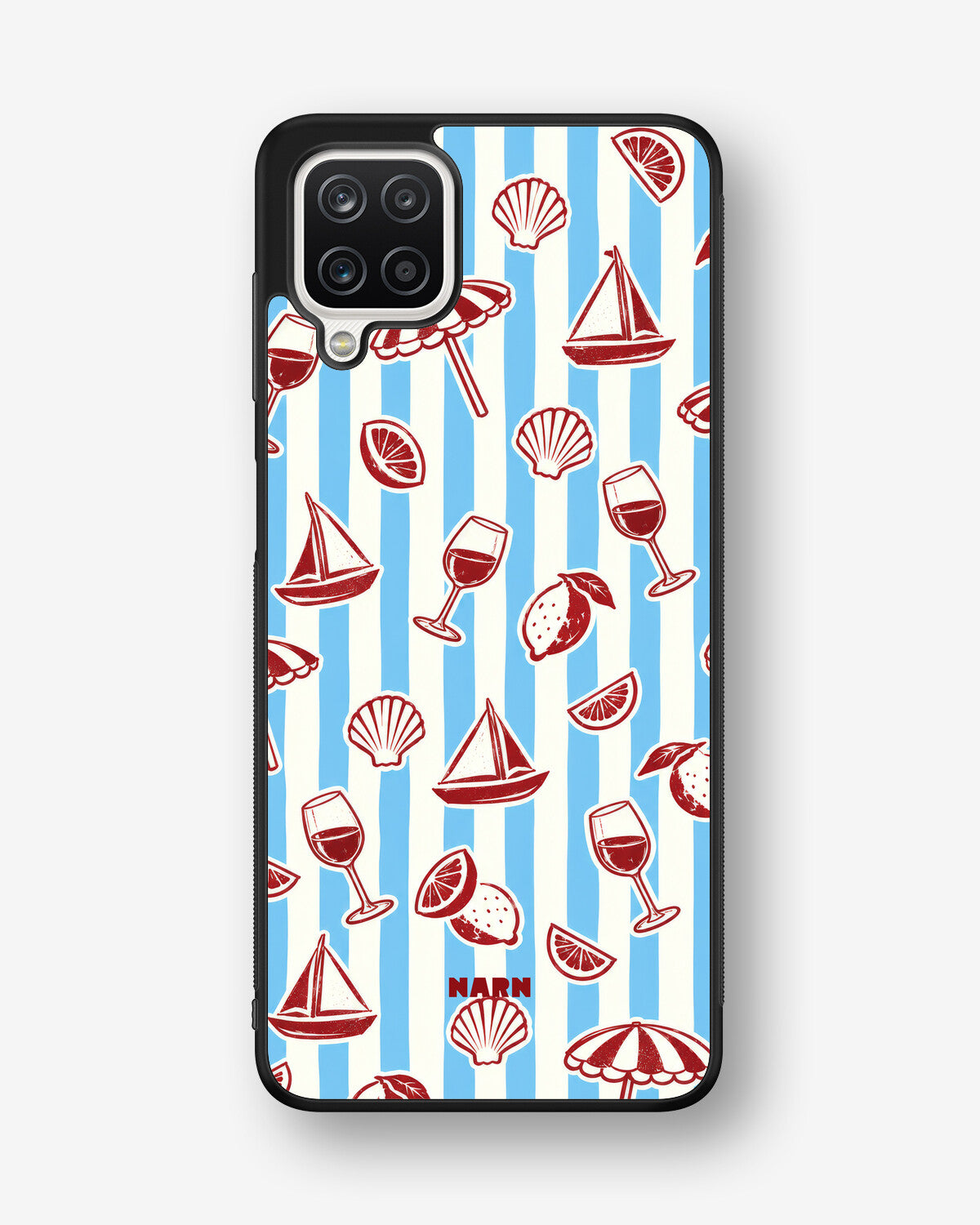 Samsung Galaxy A12 Hard Case – Bonjour - View 1
