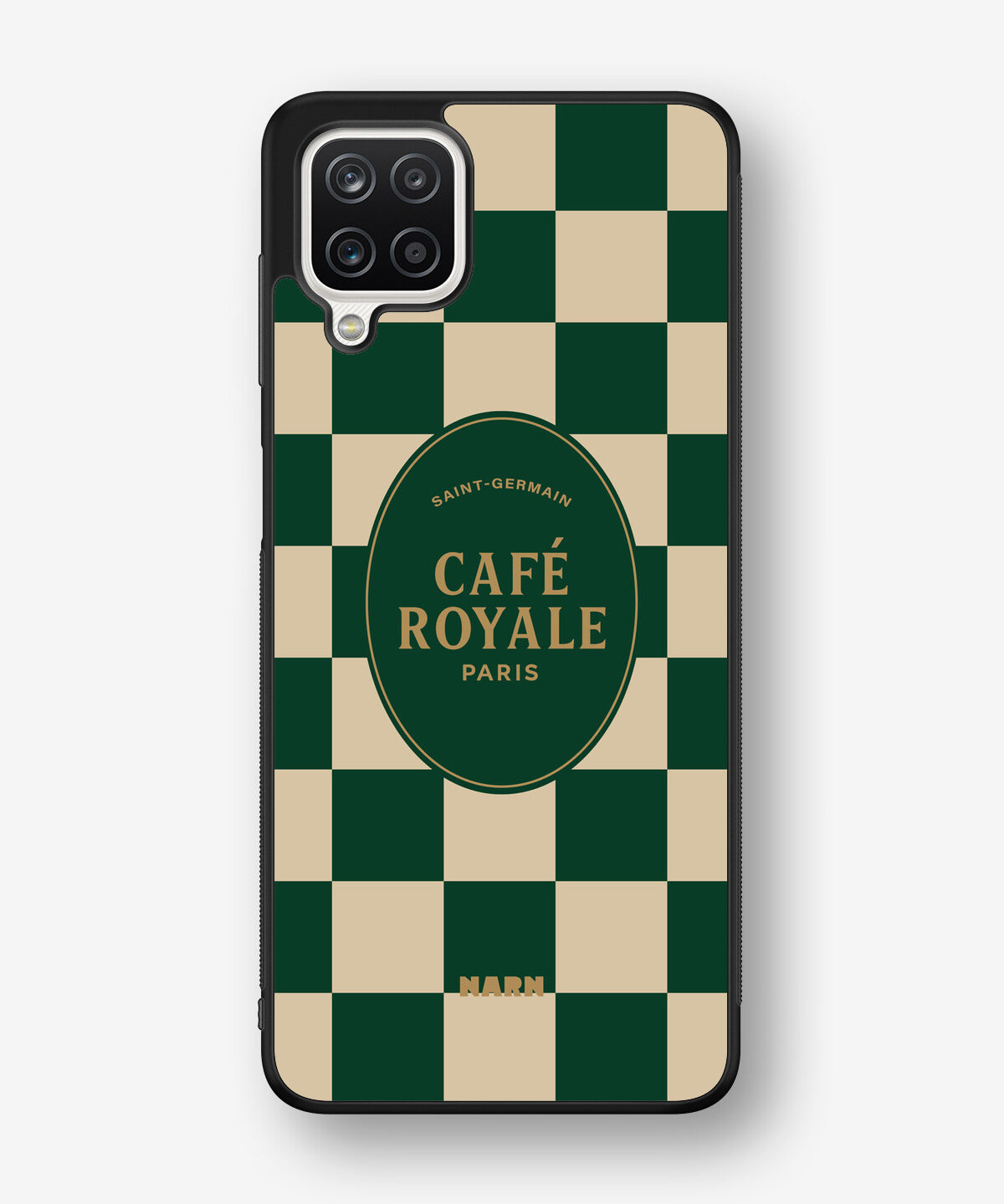 Samsung Galaxy A12 Hard Case – Cafe Royale - View 1