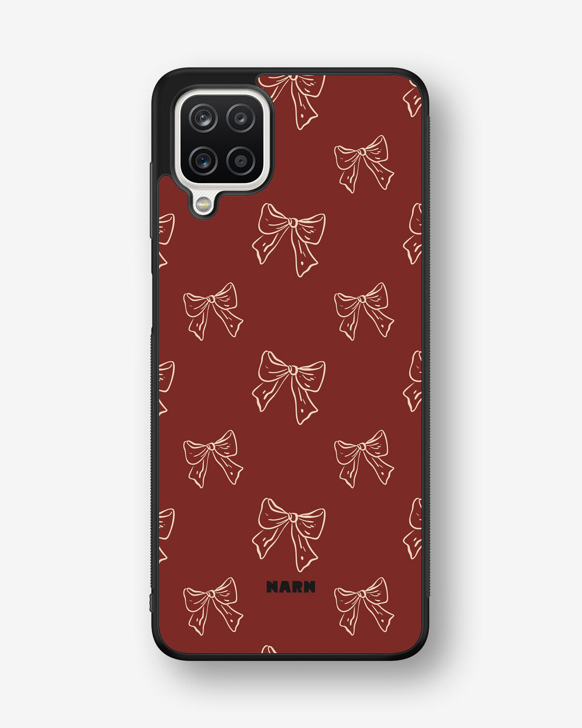 Samsung Galaxy A12 Hard Case – Cherry Bows - View 1