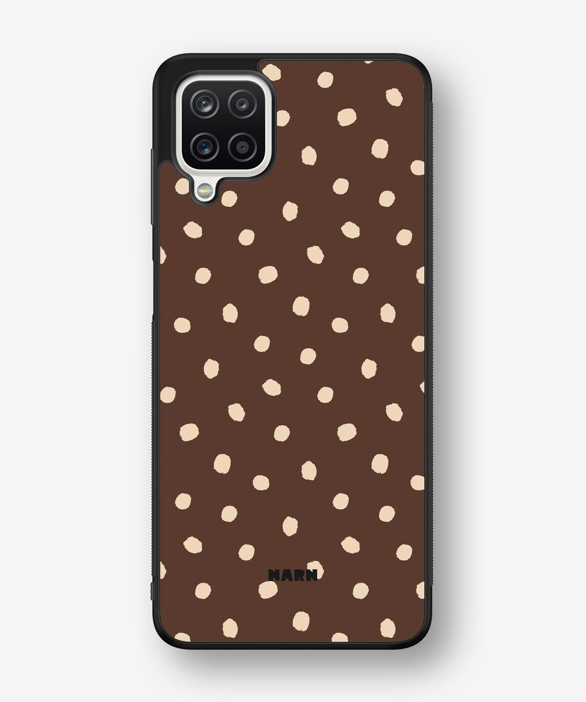 Samsung Galaxy A12 Hard Case – Choco Dots - View 1