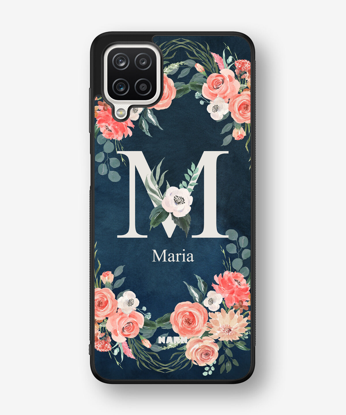 Samsung Galaxy A12 Hard Case – Custom - Floral - View 1