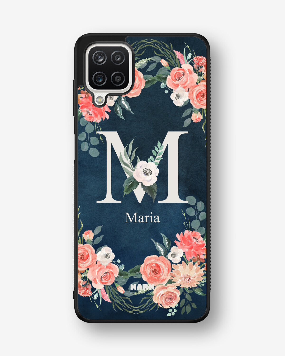 Samsung Galaxy A12 Hard Case – Custom - Floral - View 1