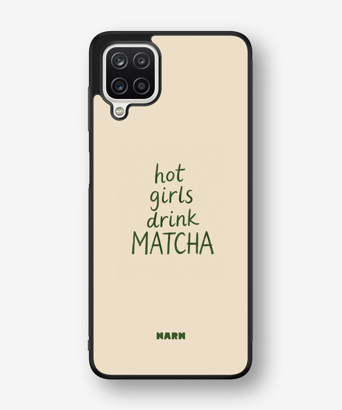 Samsung Galaxy A12 Hard Case – Drink Matcha - View 1