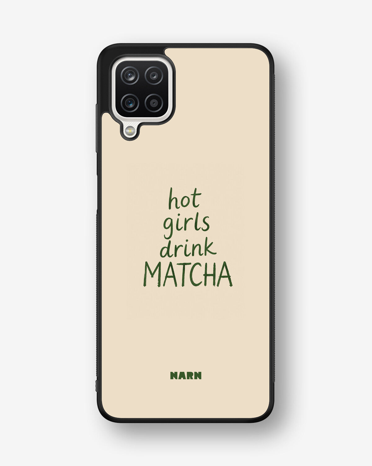 Samsung Galaxy A12 Hard Case – Drink Matcha - View 1