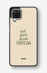 Samsung Galaxy A12 Hard Case – Drink Matcha - View 1