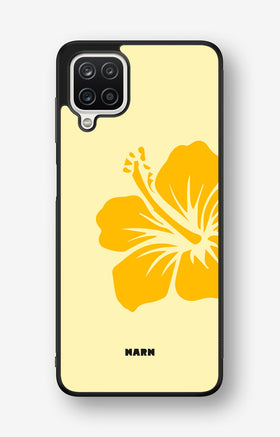 Samsung Galaxy A12 Hard Case – Golden Bloom - View 1