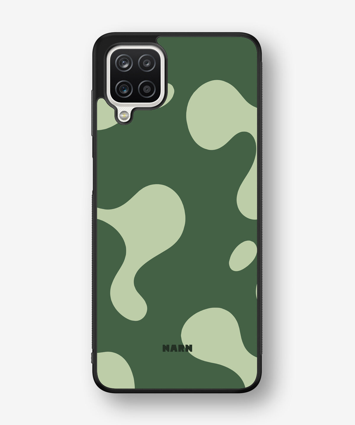 Samsung Galaxy A12 Hard Case – Green Blend - View 1