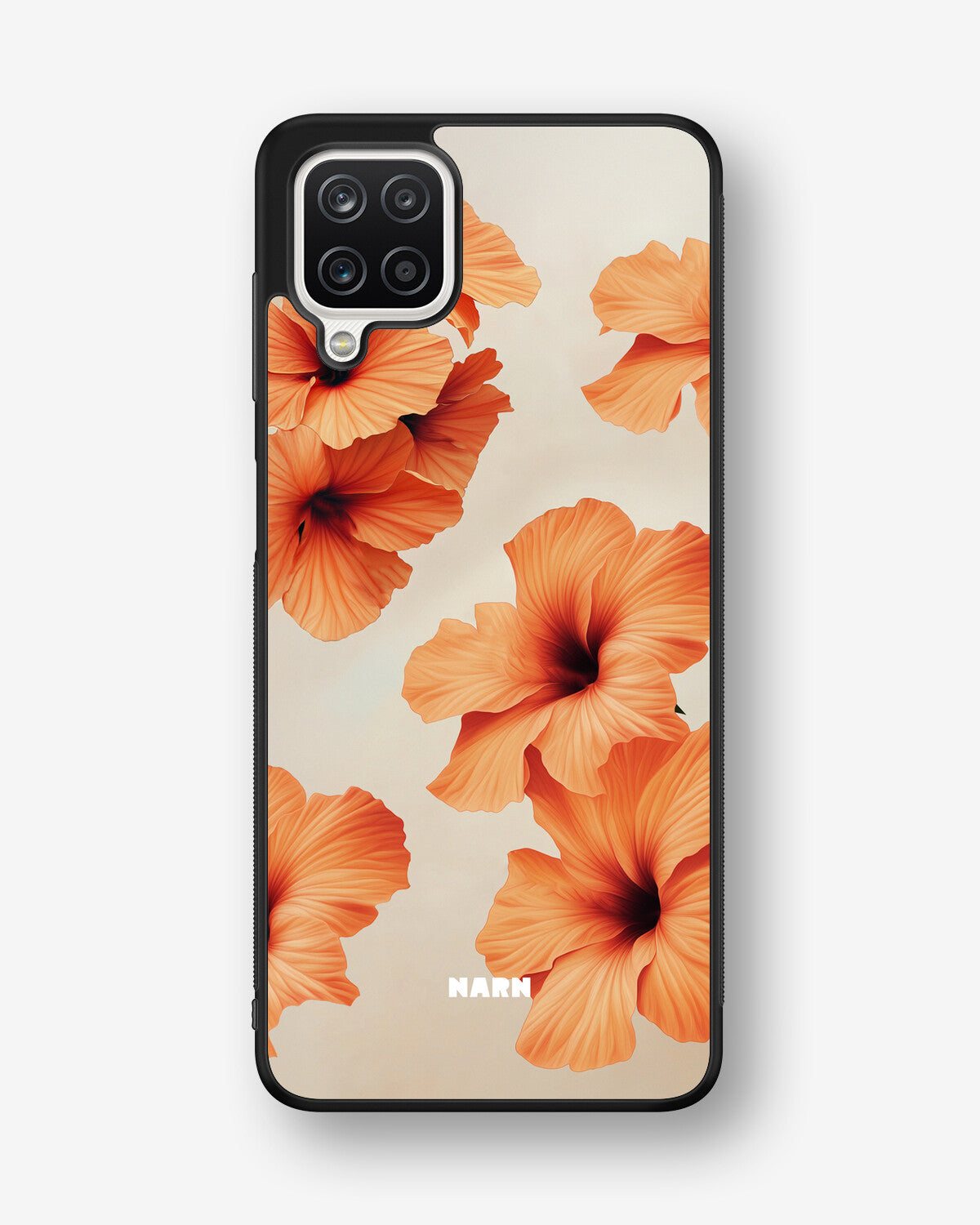 Samsung Galaxy A12 Hard Case – Hibiscus Dreams - View 1