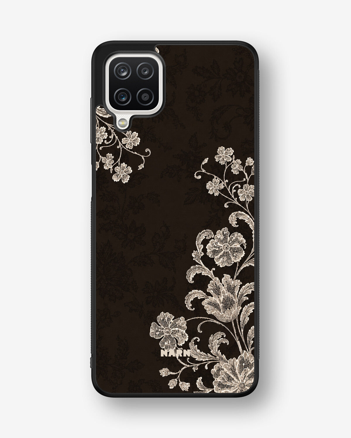 Samsung Galaxy A12 Hard Case – Ivory Bloom - View 1