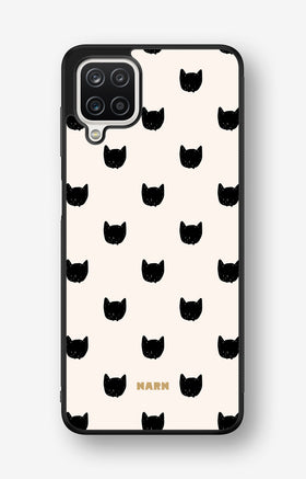 Samsung Galaxy A12 Hard Case – Kitty Dots - View 1