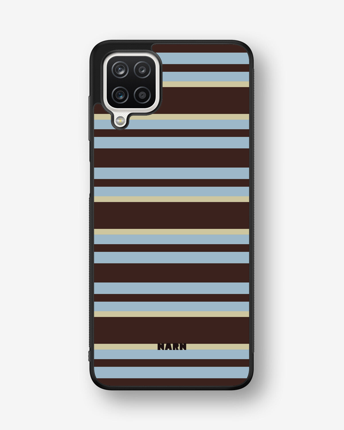 Samsung Galaxy A12 Hard Case – Latte Lines - View 1