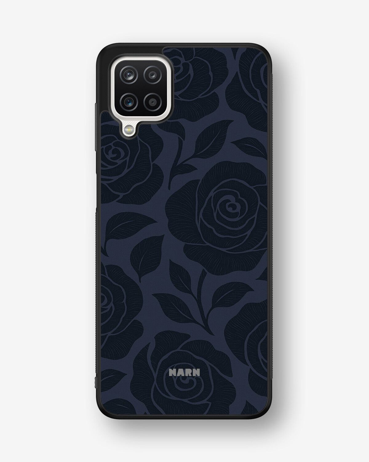 Samsung Galaxy A12 Hard Case – Midnight Rose - View 1