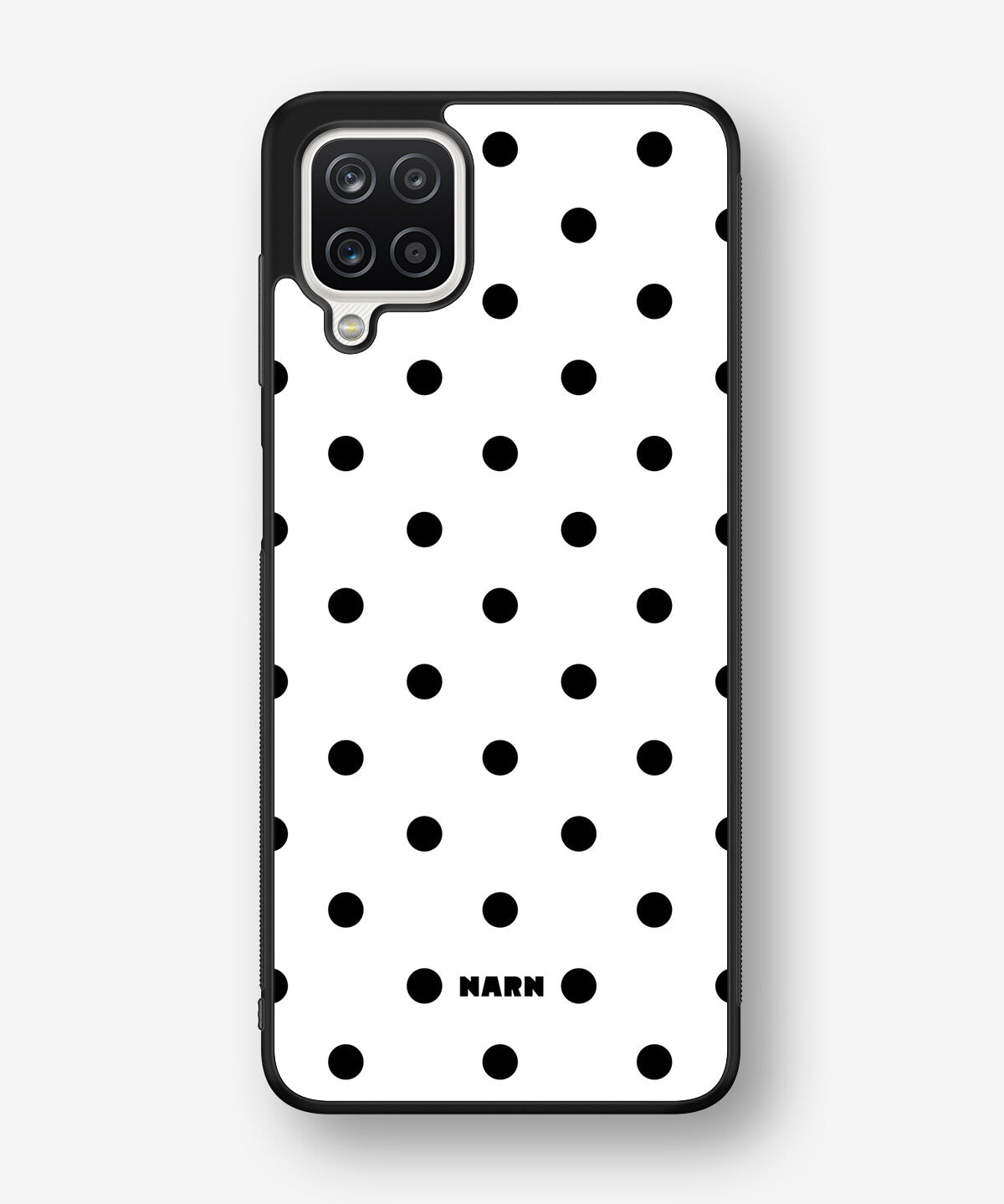 Samsung Galaxy A12 Hard Case – Mono Dots - View 1