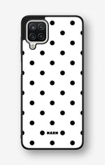 Samsung Galaxy A12 Hard Case – Mono Dots - View 1