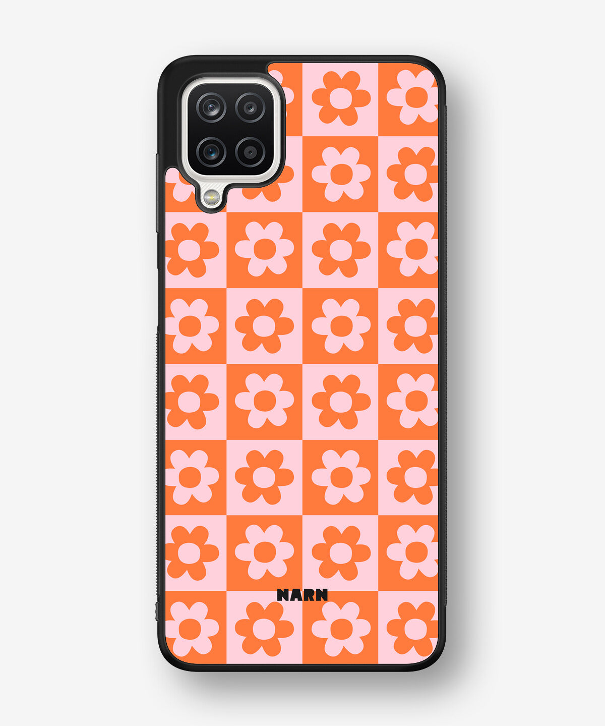Samsung Galaxy A12 Hard Case – Peach Petals - View 1
