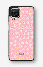 Samsung Galaxy A12 Hard Case – Pink Daisy - View 1
